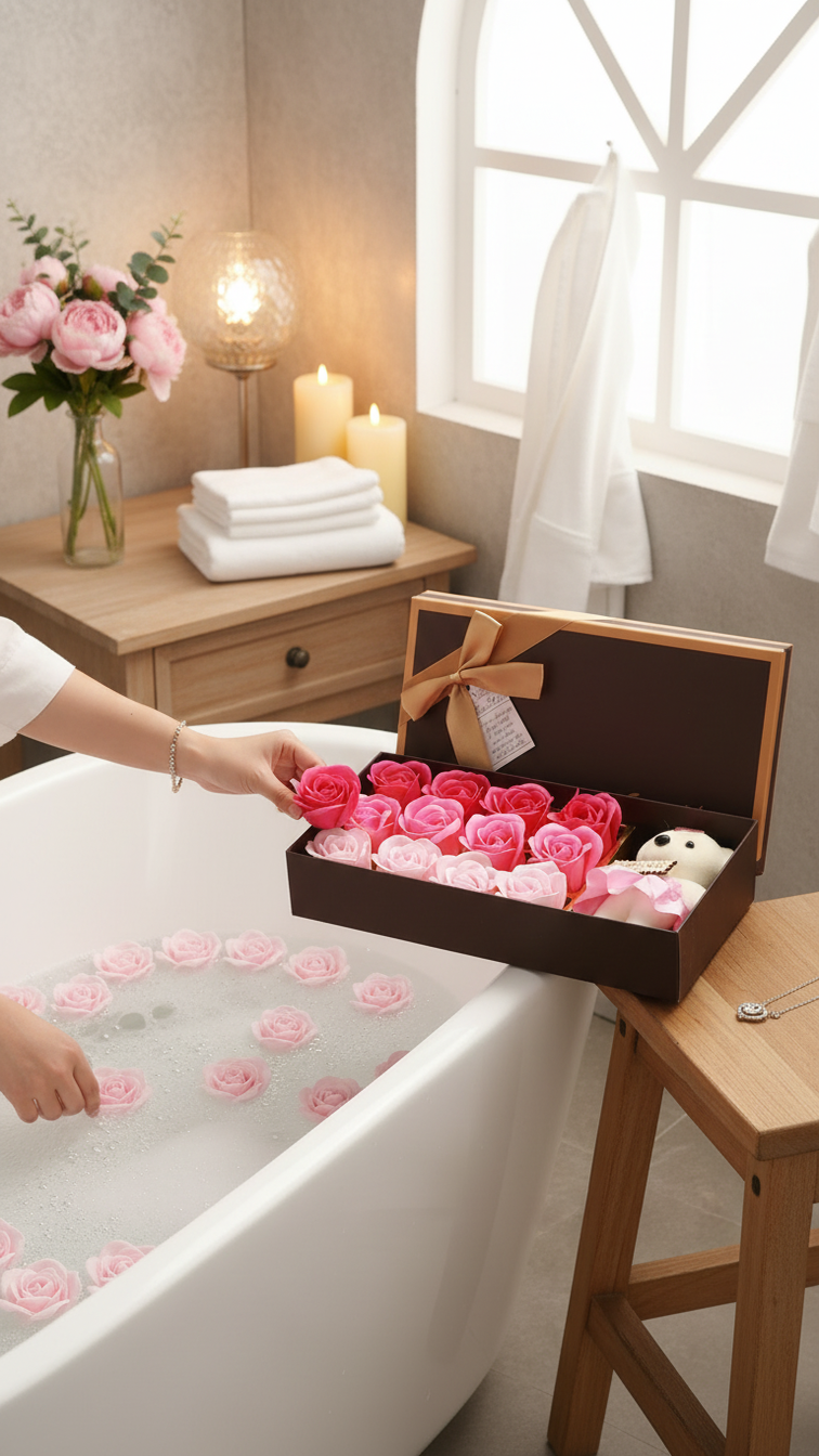 🌹 12 Fleurs de Savons