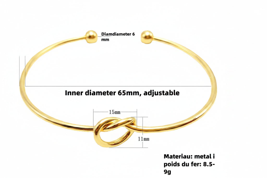 Bracelets joncs torsadés à texture tressée